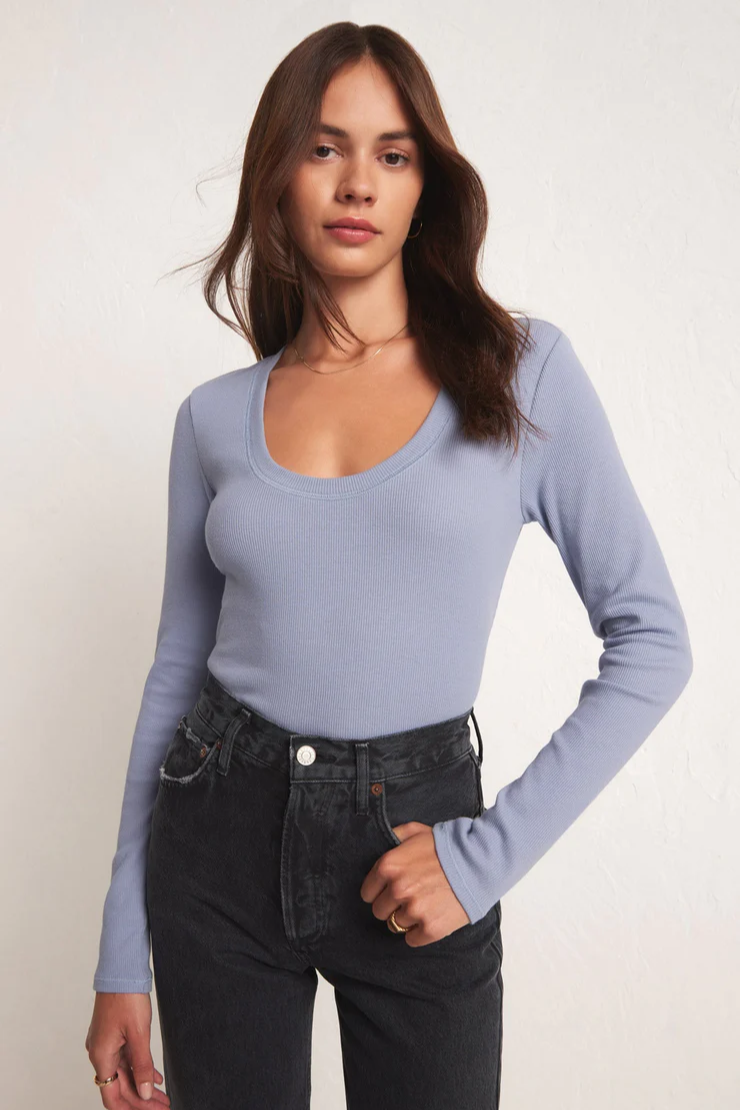 Z SUPPLY- SIRENA RIB LS TEE