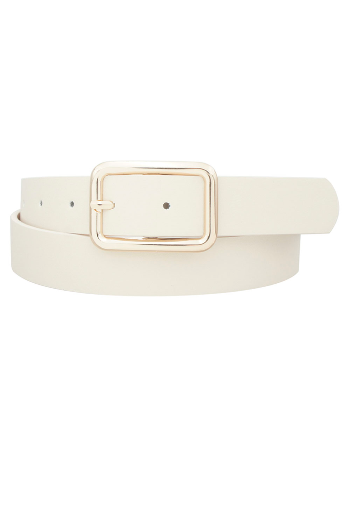 Modern Rectangle Buckle Belt – GFL BOUTIQUE