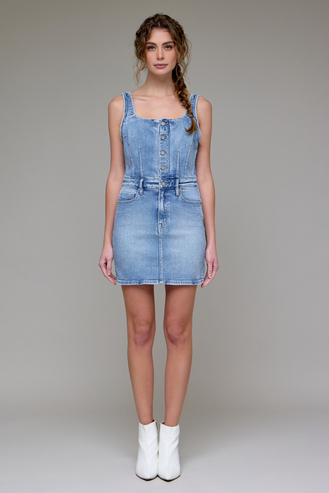 Roxy Denim Dress GFL BOUTIQUE Roxy Denim Dress GFL BOUTIQUE